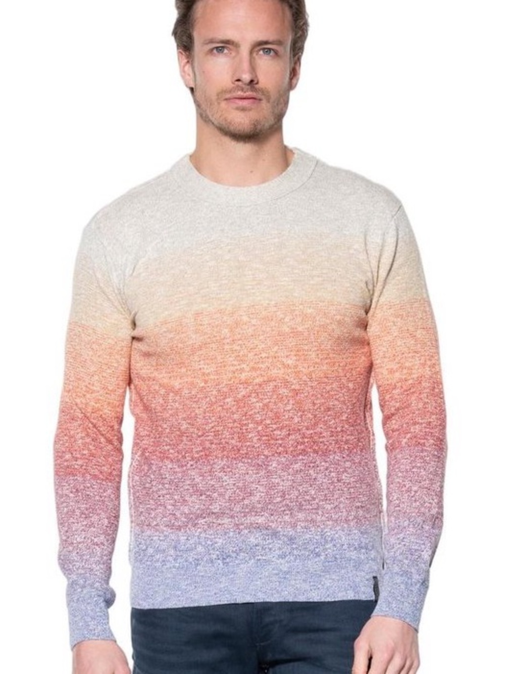 SCOTCH & SODA Ombre Crewneck Sweater